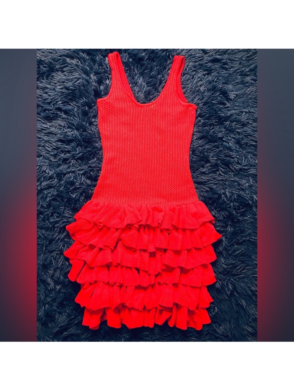 Hera Collection Crochet Ruffle Dress - Picture 7 of 14